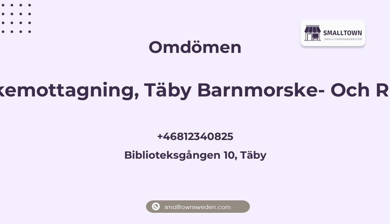 Omdömen om Barnmorskemottagning, Täby Barnmorske- Och Rehabenhet, Biblioteksgången 10