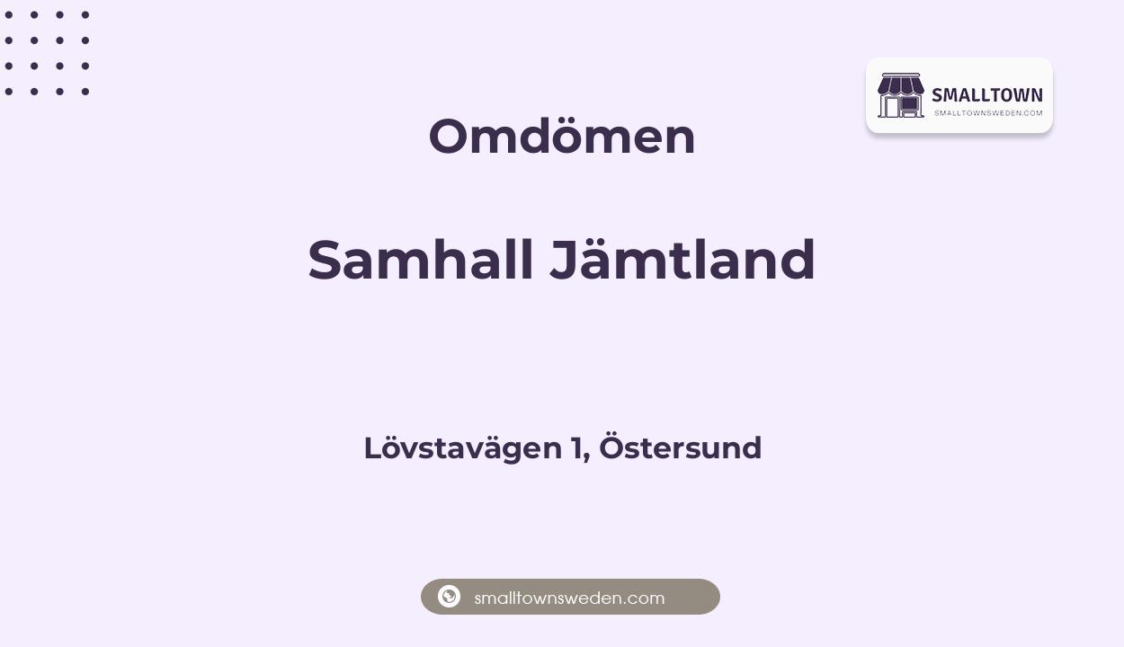 Omdömen om Samhall Jämtland, Lövstavägen 1, Östersund